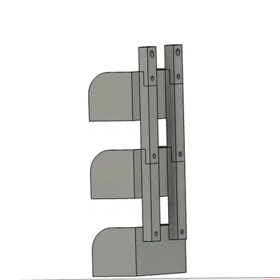 Hệ thống khay treo tường đa năng ORGANIZZATORE GT607 in 3D