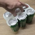 Mẫu khay in 3D cầm tay 6 lon nước tiện dụng (6 Can Holder) - Thumbnail 2