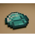 Minecraft Diamond - Mô Hình Voxel Fan Art (STL, GLB, OBJ, 3MF) - Thumbnail 1