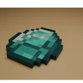 Minecraft Diamond - Mô Hình Voxel Fan Art (STL, GLB, OBJ, 3MF) - Thumbnail 2