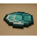 Minecraft Diamond - Mô Hình Voxel Fan Art (STL, GLB, OBJ, 3MF) - Thumbnail 3