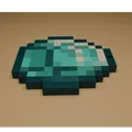 Minecraft Diamond - Mô Hình Voxel Fan Art (STL, GLB, OBJ, 3MF) - Thumbnail 4