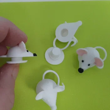 Phụ kiện trang trí Crocs hình chuột 3D độc đáo (Crocs Charm Mouse)