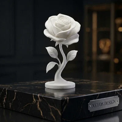 Tượng Hoa Hồng Tinh Tế (Elegant Rose Statue)