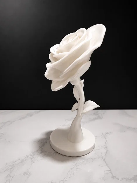 Tượng Hoa Hồng Tinh Tế (Elegant Rose Statue) - Image 3