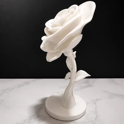 Tượng Hoa Hồng Tinh Tế (Elegant Rose Statue)