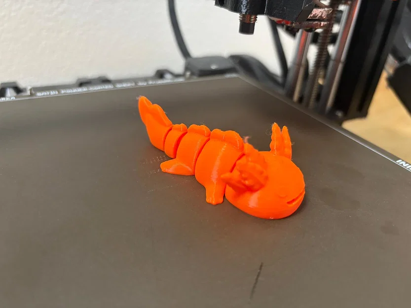 Mô hình Axolotl in 3D cử động linh hoạt cực đáng yêu - Image 1