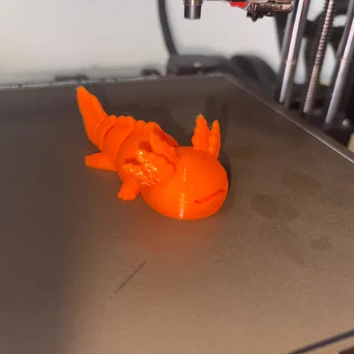 Mô hình Axolotl in 3D cử động linh hoạt cực đáng yêu