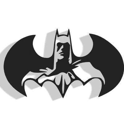 Mô hình treo tường Batman Decor - Phụ kiện trang trí 3D ấn tượng