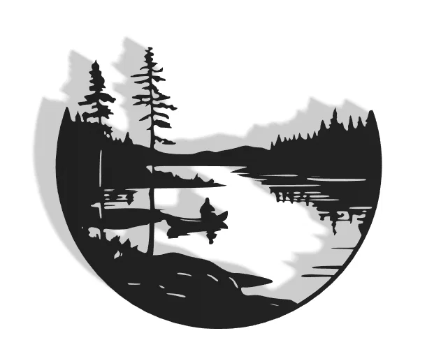 Mẫu tranh treo tường nghệ thuật phong cảnh thiên nhiên Nature Decor - Image 1