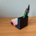 Khay Đựng Giấy Note và Bút Để Bàn Tiện Lợi (Sticky Note Desk Organiser) - Thumbnail 2