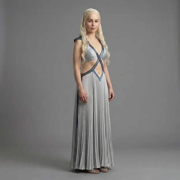 Mô hình 3D Daenerys Targaryen - Mẹ Rồng Game of Thrones - Image 1