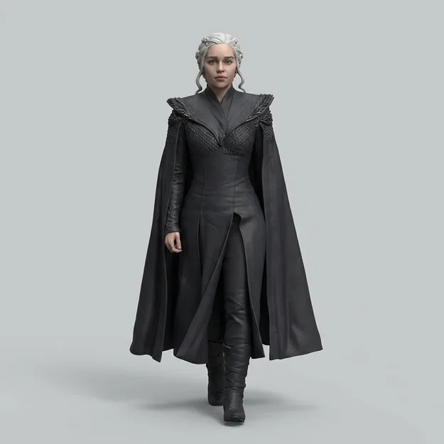 Mô hình 3D Daenerys Targaryen - Mẹ Rồng Game of Thrones - Image 1