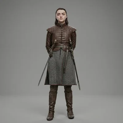 Mô hình 3D nhân vật Arya Stark - Game of Thrones để in ấn