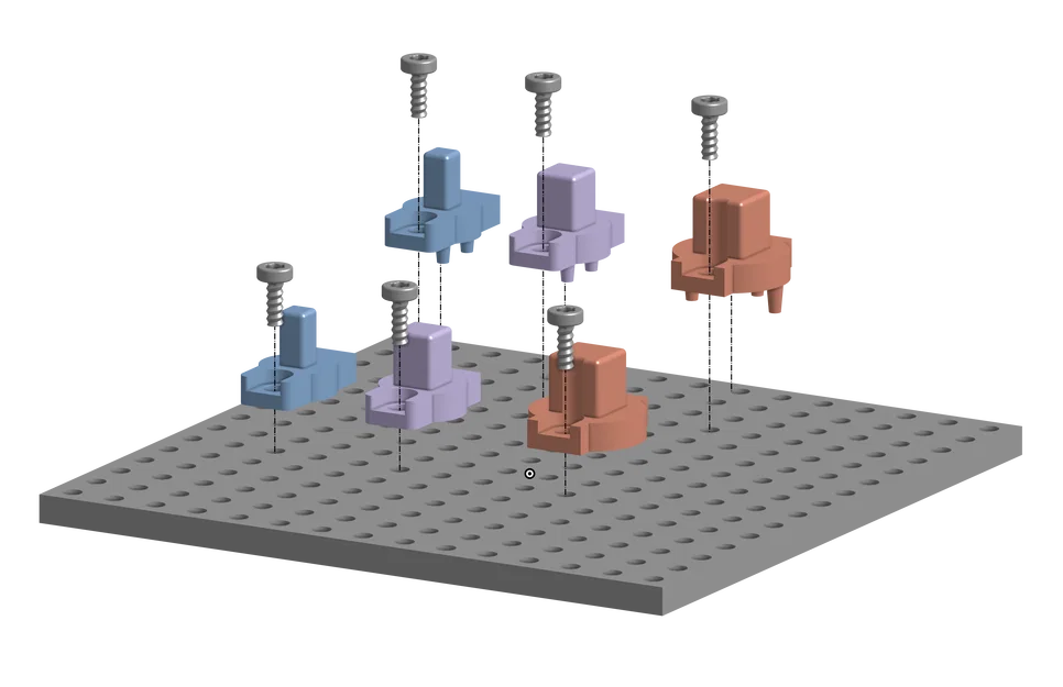 OpenGridMount Socket Adapters (Tương thích ToolGrid & Toolify3D) - Image 1