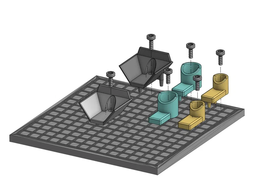 OpenGridMount - Bộ chuyển đổi đầu dụng cụ & đầu tuýp (Tương thích ToolGrid & Toolify3D) - Image 1