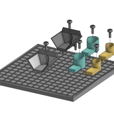 OpenGridMount - Bộ chuyển đổi đầu dụng cụ & đầu tuýp (Tương thích ToolGrid & Toolify3D)