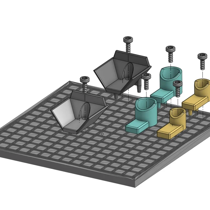 OpenGridMount - Bộ chuyển đổi đầu dụng cụ & đầu tuýp (Tương thích ToolGrid & Toolify3D)