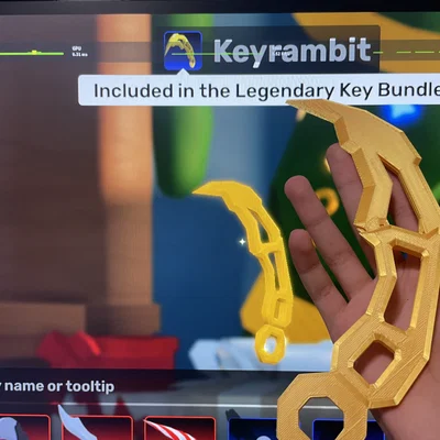 Mô hình 3D Roblox Rivals Keyrambit
