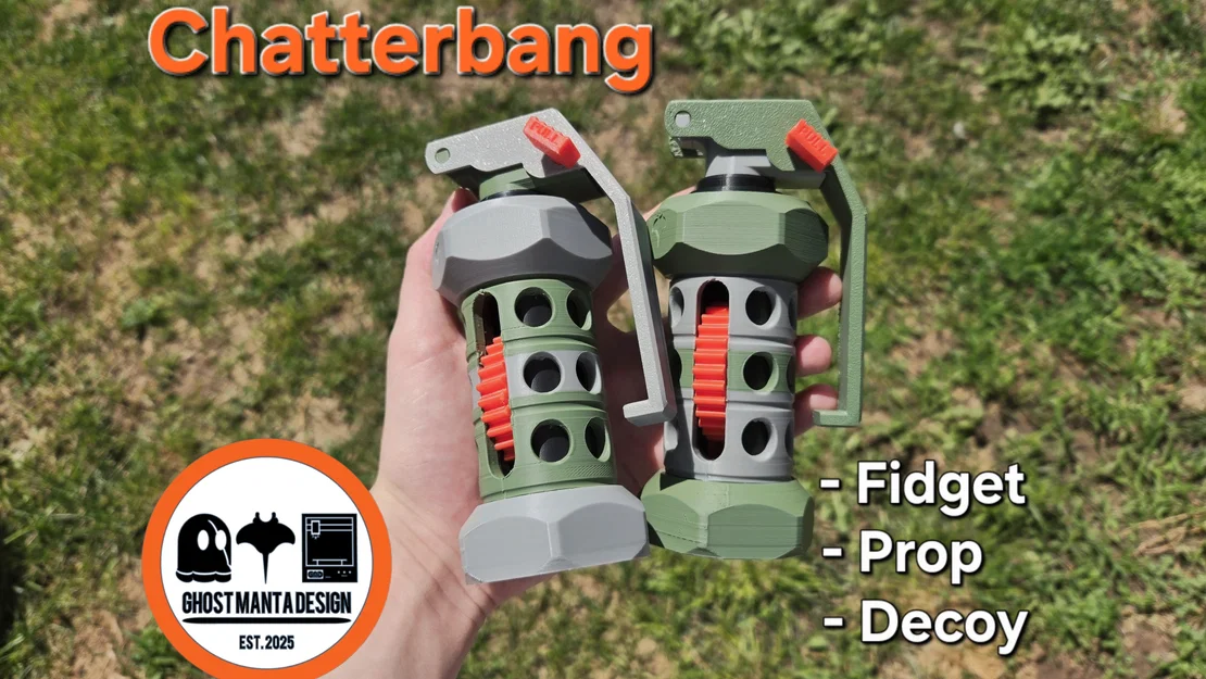 Chatterbang - Lựu đạn mô hình kiêm đồ chơi Fidget - Image 1