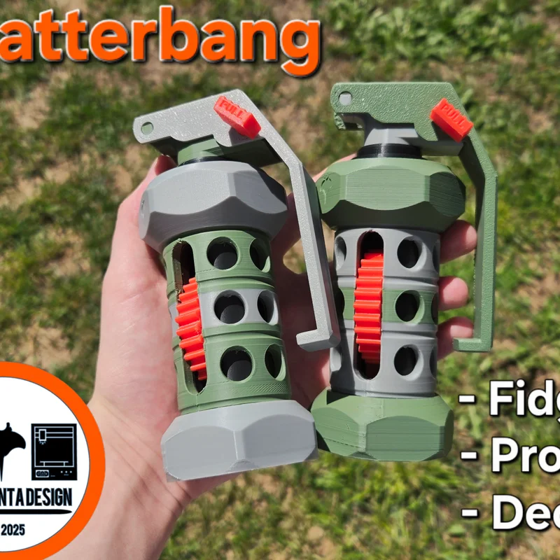 Chatterbang - Lựu đạn mô hình kiêm đồ chơi Fidget