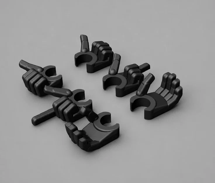 Bộ tay thay thế cho mô hình Mimik 10 - Phụ kiện in 3D tùy chỉnh - Image 2