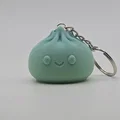 Móc khóa bánh bao chibi (Bao Bun Dumpling Keychain) dễ thương - Thumbnail 1