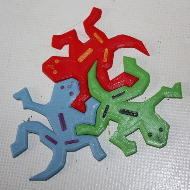 Mô hình Mảnh ghép Thằn lằn Tessellation chi tiết mới - Image 1
