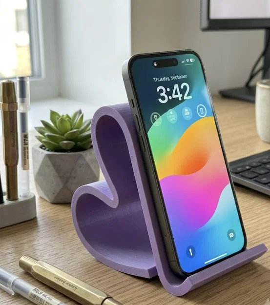 Giá đỡ điện thoại hình trái tim (Heart Phone Stand) - Image 2