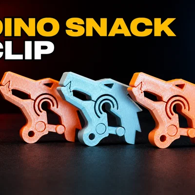 Dino Snack Clip - Kẹp miệng túi hình khủng long siêu đáng yêu
