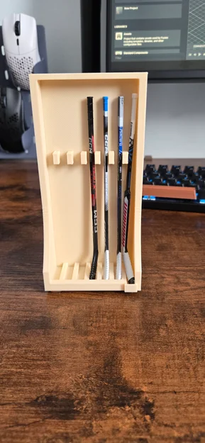 Kệ trưng bày gậy khúc côn cầu mini NHL McDonalds - Image 1