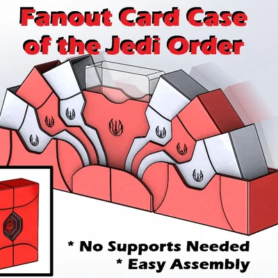 #0198 STAR WARS Hộp Đựng Bài Tây Fanout [ Jedi Order ]